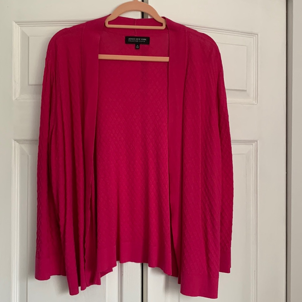 Jones Collection 2x Pink Cardigan